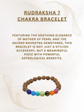 Ishhaara Rudraksha 7 Chakra Bracelet