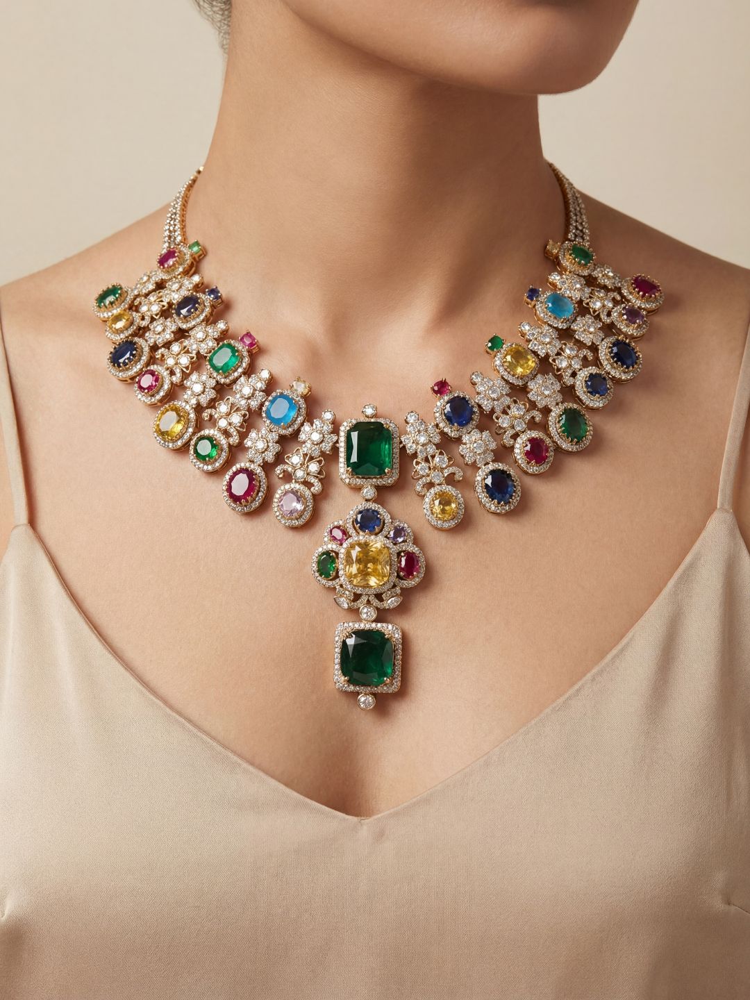 Ishhaara Sabyasachi Inspired Necklace Set