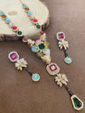 Ishhaara Sabyasachi Inspired Semiprecious Pendant Necklace