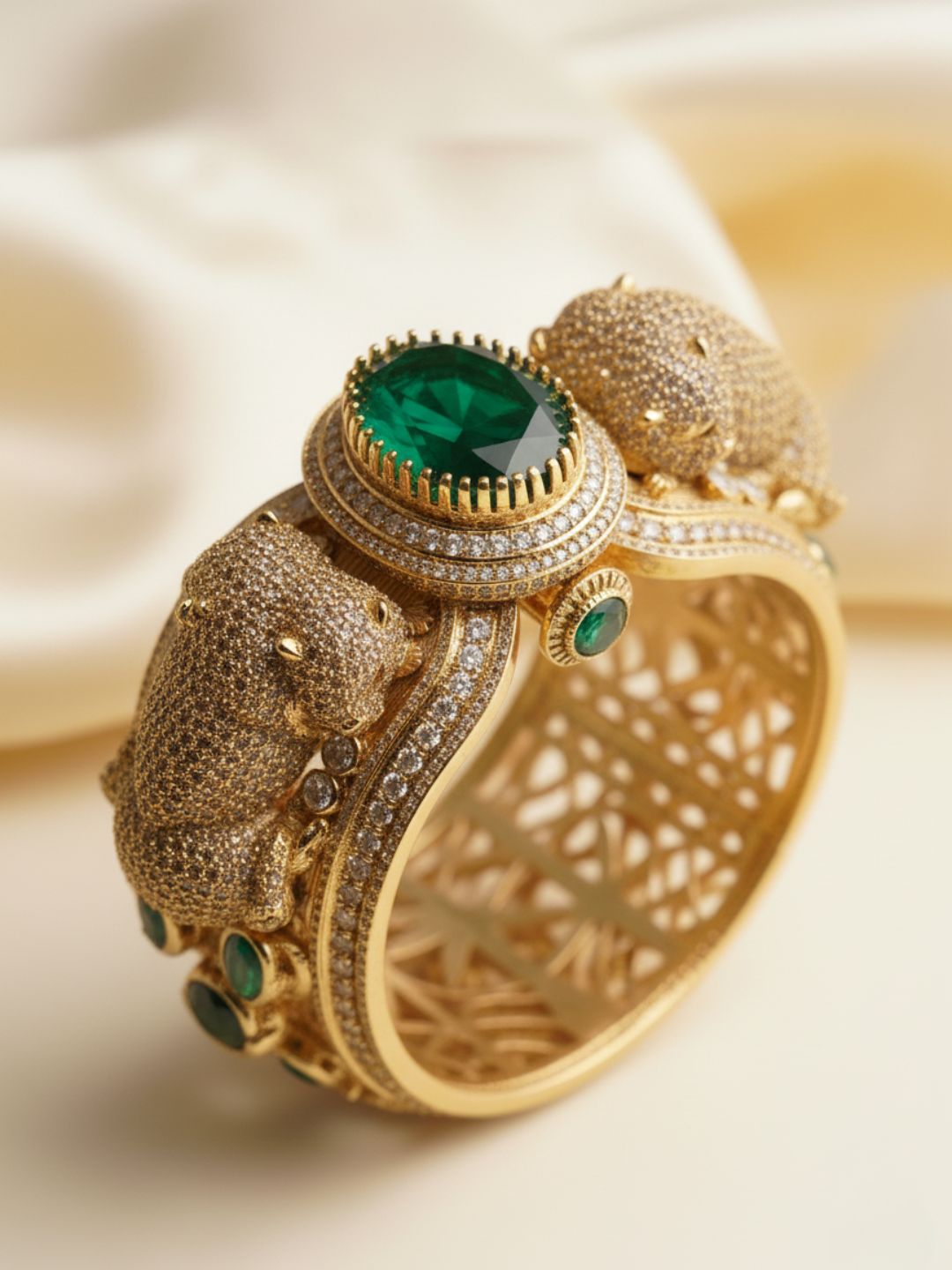 Ishhaara Sabyasachi Inspired The Maharaja Panther Bangle