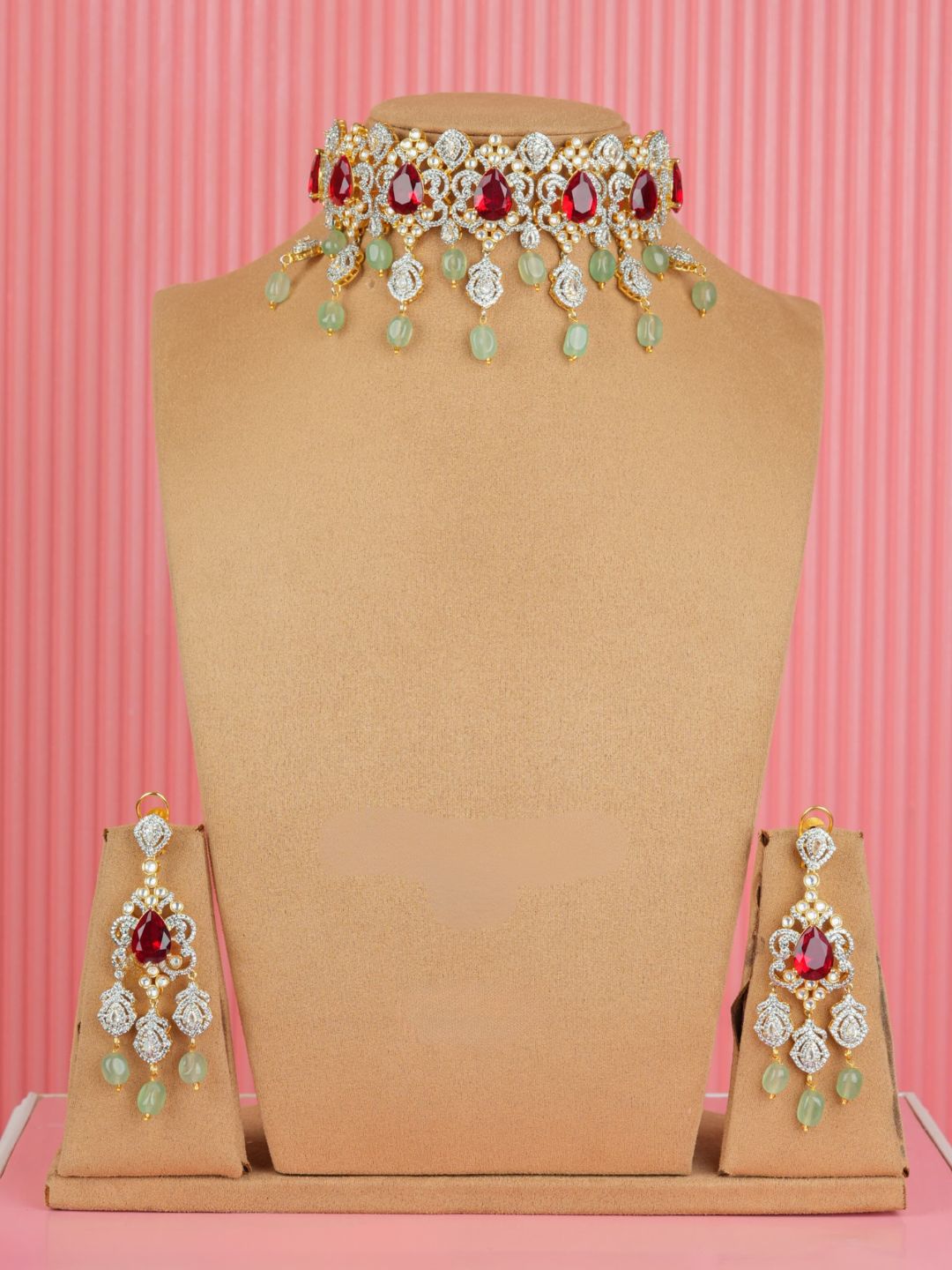 Ishhaara Sabyasachi Inspired Victorian Finish Choker Necklace