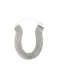 Ishhaara Sanya Silver Color Showstopper Necklace