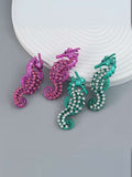 Ishhaara Sea Horse Drop Earrings