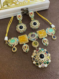 Ishhaara Semi Precious Stone Studded Sabyasachi Inspired Neckalce Set