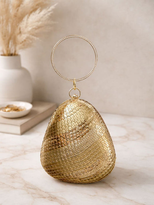 Ishhaara Sequin Halo Wristlet Bags