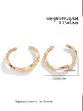 Ishhaara Set Of Two Sculpt Wave Bangle