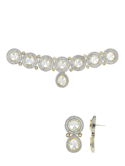 Ishhaara Shaurya Sanadhya In Ad Stone Kundan Choker Set