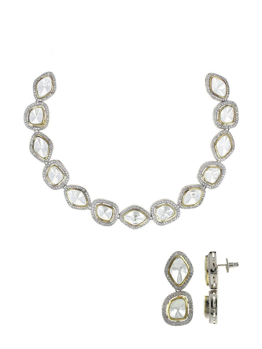 Ishhaara Shehnaaz Gill In Round Shape Kundan Choker Necklace