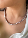 Ishhaara Shell Pearls With 3 Diamond Balls