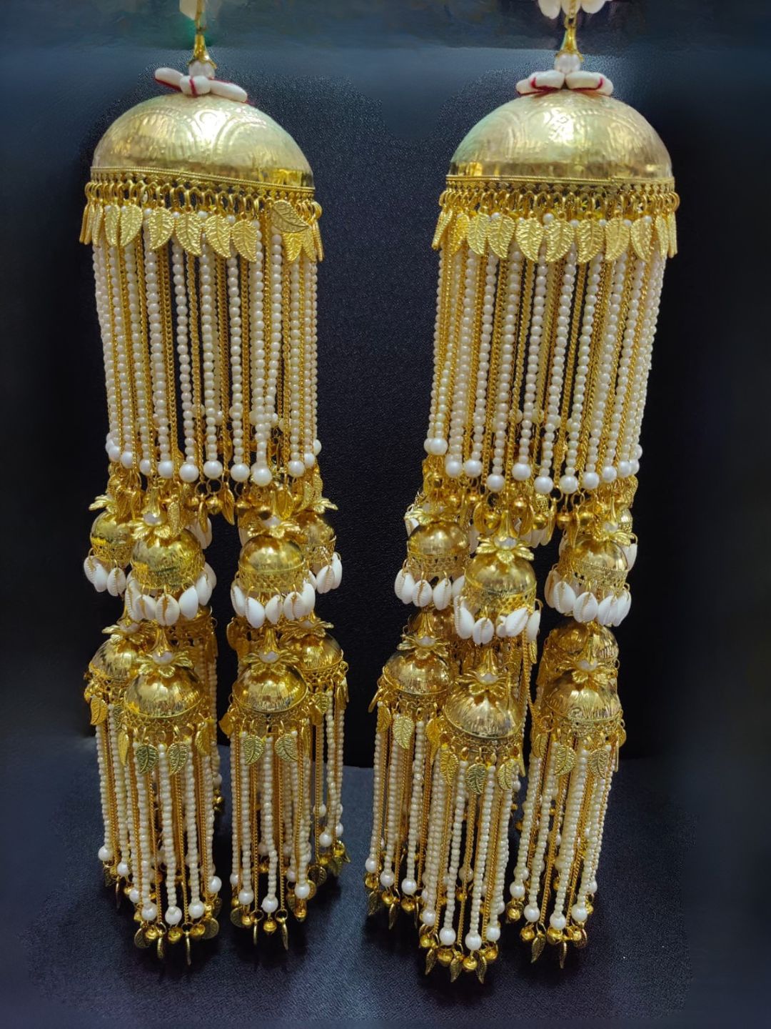 Ishhaara Shells And Pearl Chain Studded Traditional Punjabi Wedding Bridal Kaleera