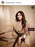 Ishhaara Shilpa Shetty Kundra In Water Drop Shaped Doublet Rings