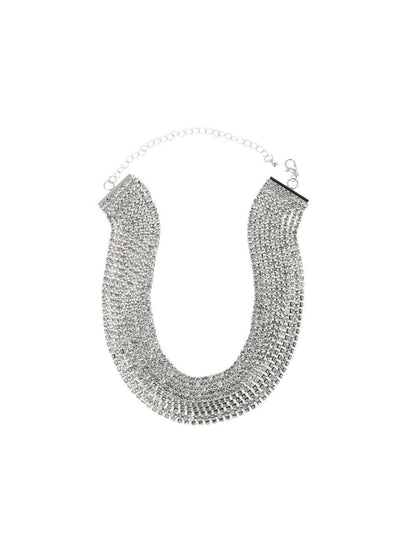 Ishhaara Showstopper Necklace Silver