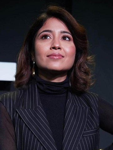 Shweta Tripathi Sharma In Water Drop Charm Earrings