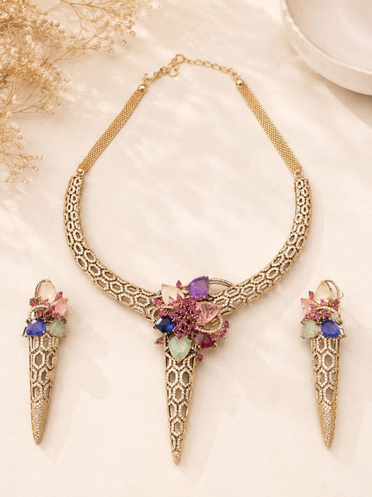 Ishhaara Signature Couture Statement Necklace
