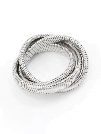 Ishhaara Anusha Mani In Triple Layer Wrap Stretchable Bracelet