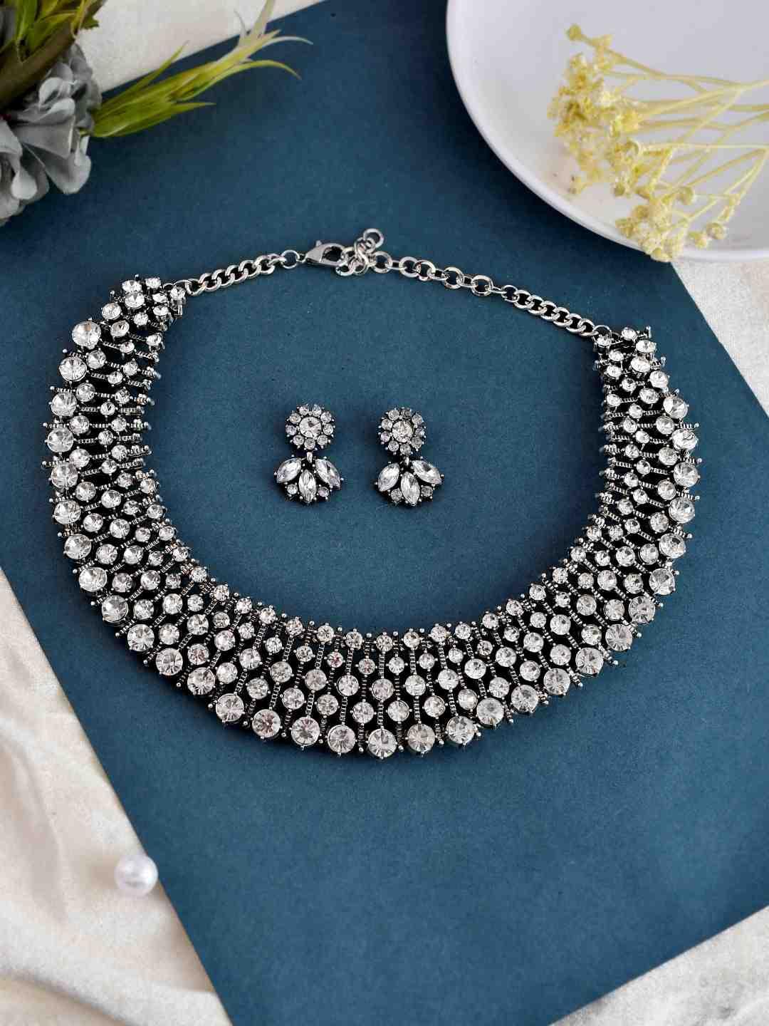 Diamond Necklace Designs Price Of Choker Necklace Uncut Diamond
