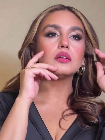 Ishhaara Huma Qureshi In Triple Hoop Earrings Silver