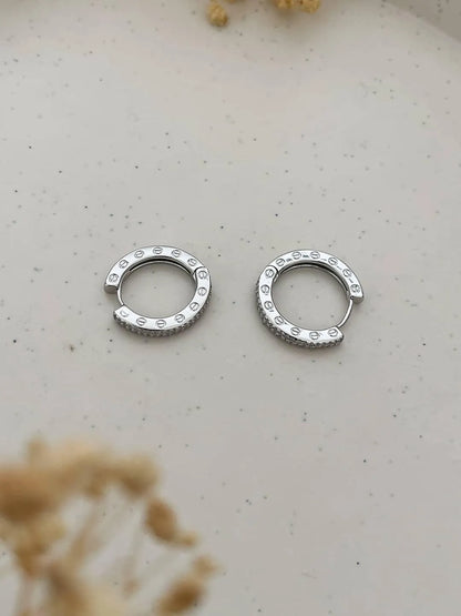 Ishhaara Silver Vintage Style Authentic Earrings