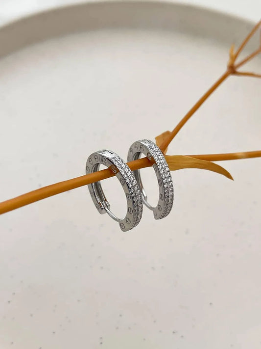 Ishhaara Silver Vintage Style Authentic Earrings