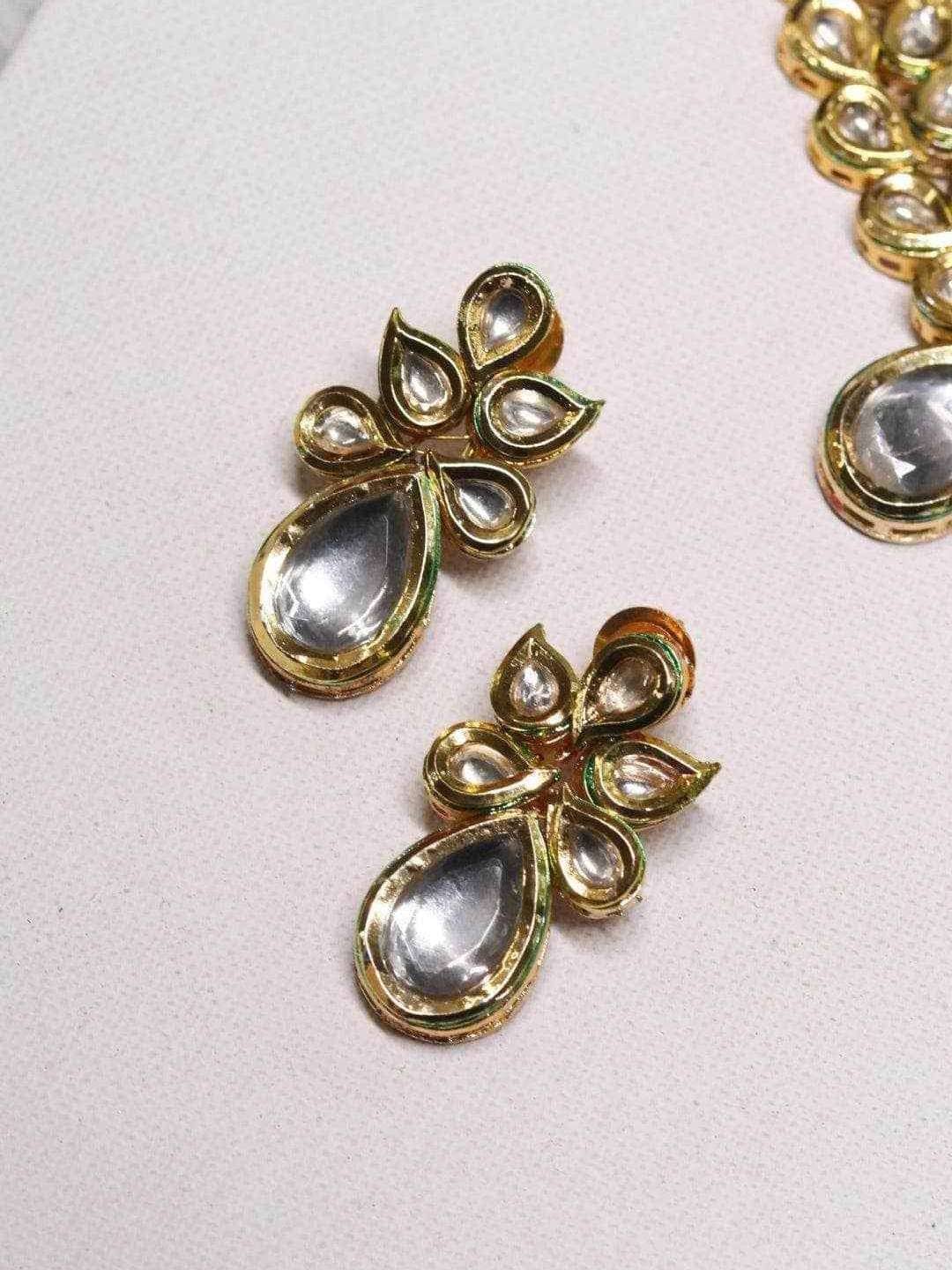 Ishhaara Simple Kundan Necklace Set