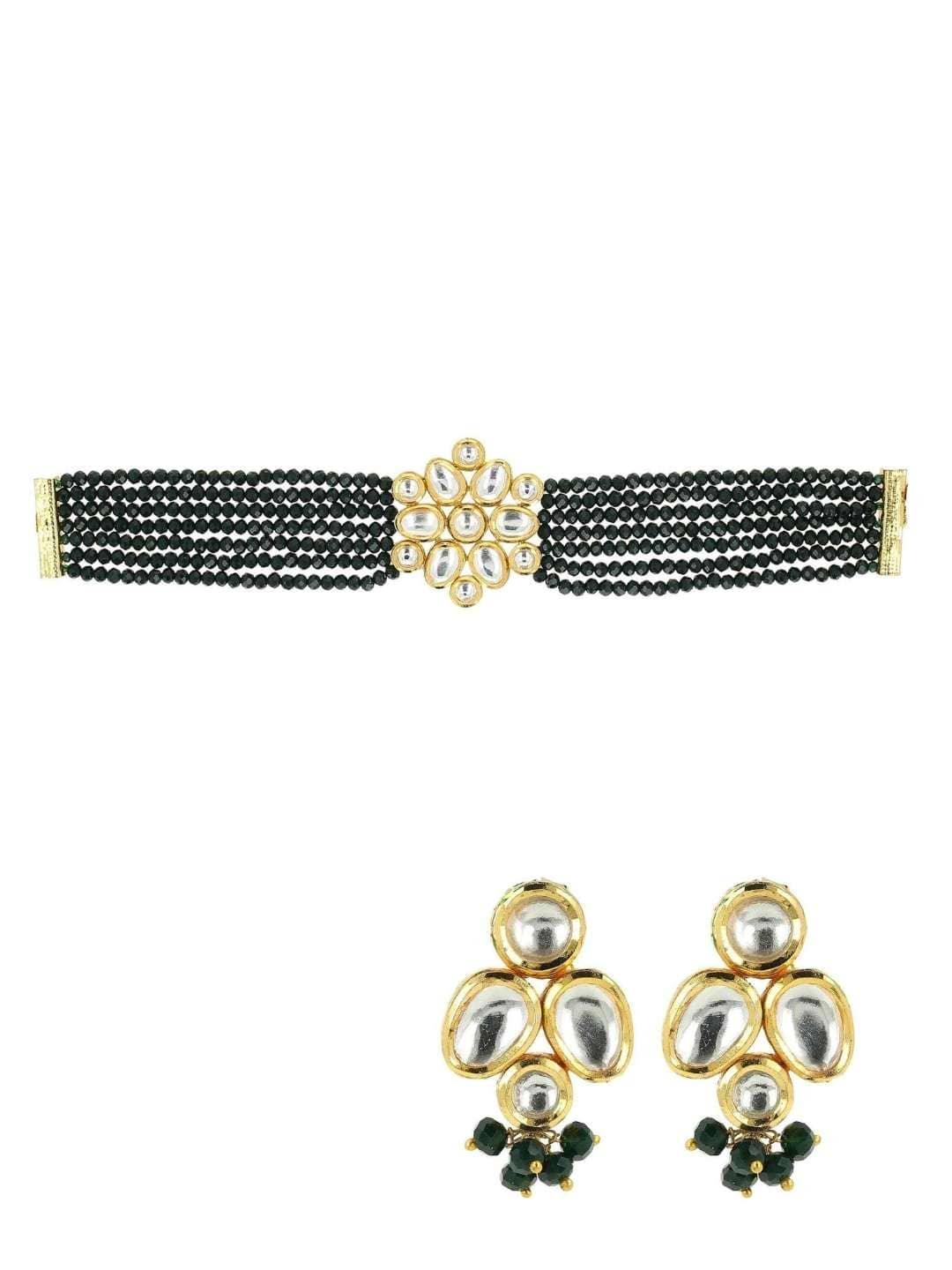 Ishhaara Simple Kundan Patch Choker Set