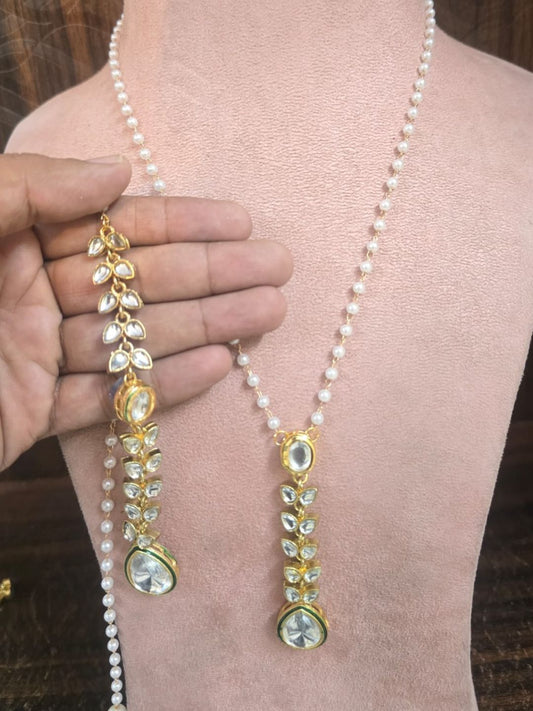 Ishhaara Simple Kundan Pendant Necklace