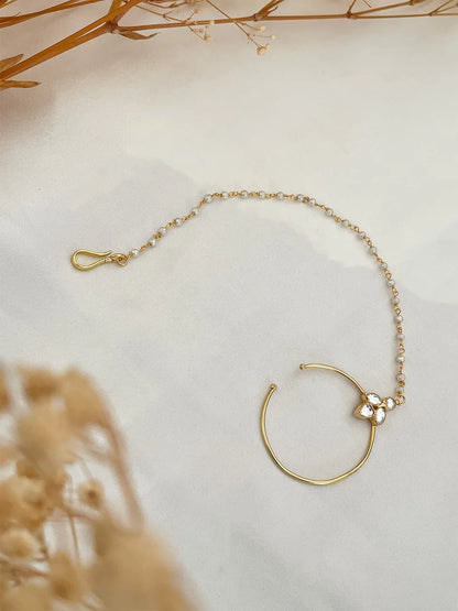 Ishhaara Simple Patchi Kundan Nath