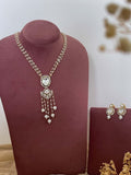 Ishhaara Single Uncut Polki Kundan Pendent Set