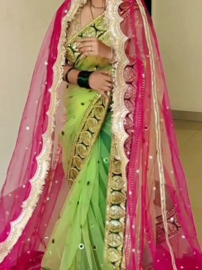 Ishhaara Six Kali Three Meter Long Veil Bridal Dupatta