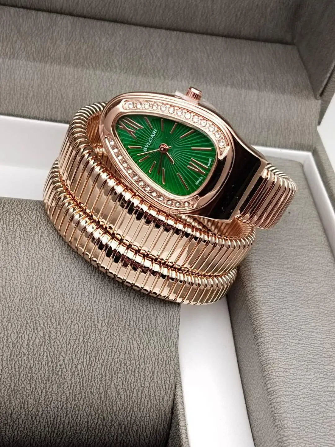 Ishhaara Snake Shaped Bangle Watch