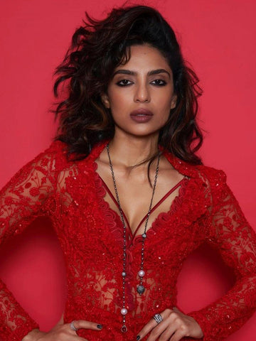 Sobhita Dhulipala In Victorian Tassel Necklace