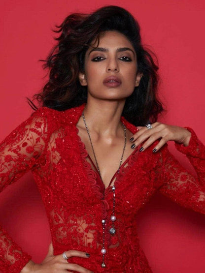 Ishhaara Sobhita Dhulipala In Victorian Tassel Necklace
