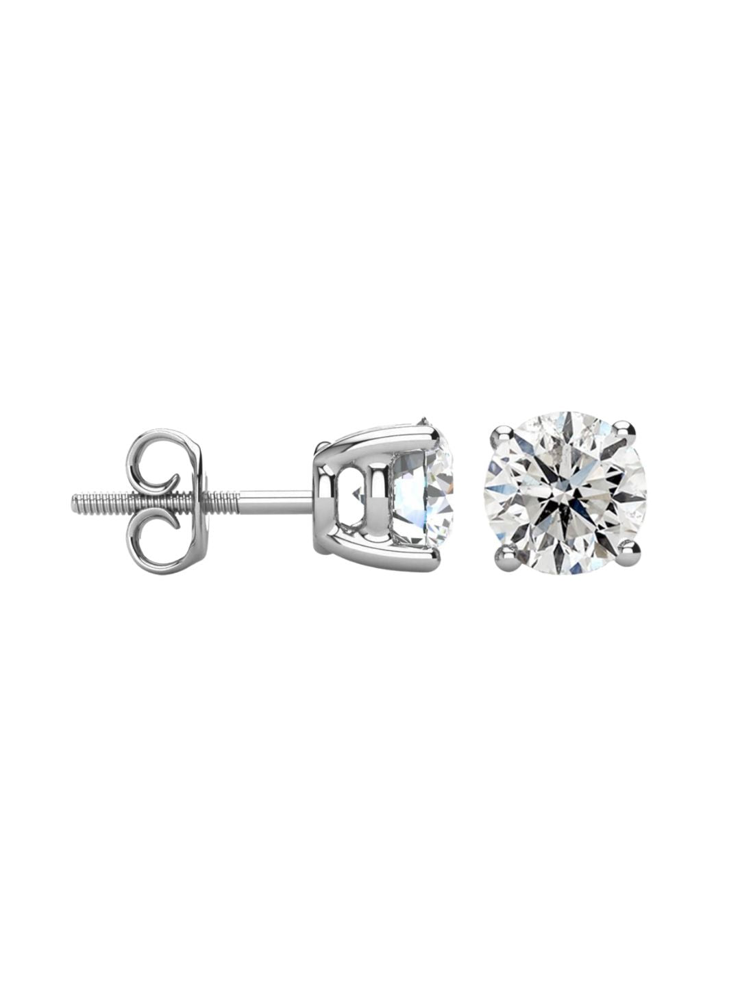 Ishhaara Solitaire Sterling Stud