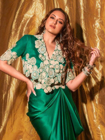 Ishhaara Sonakshi Sinha In Oxidised Pearl Handcrafted Cuff
