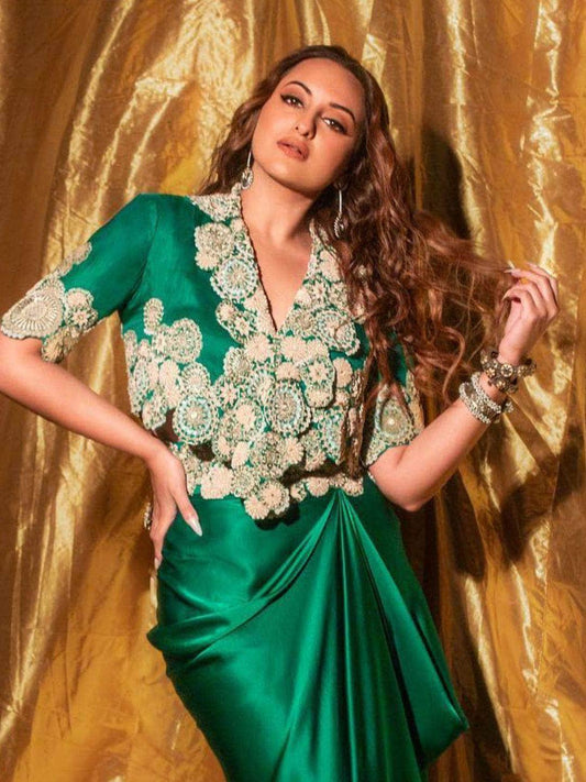 Ishhaara Sonakshi Sinha In Oxidised Pearl Handcrafted Cuff