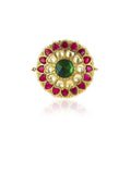 Ishhaara Sonali Bendre In Kundan Multi Color Sun Flower Ring