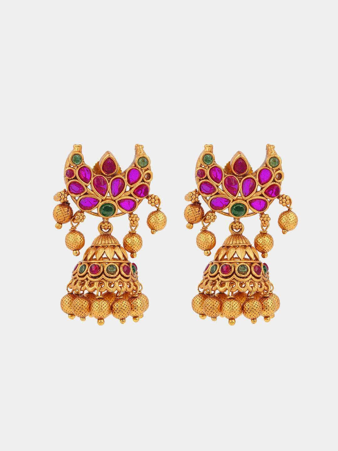 Ishhaara Sonali Bendre In Original Kempu Moon Designer Jhumka