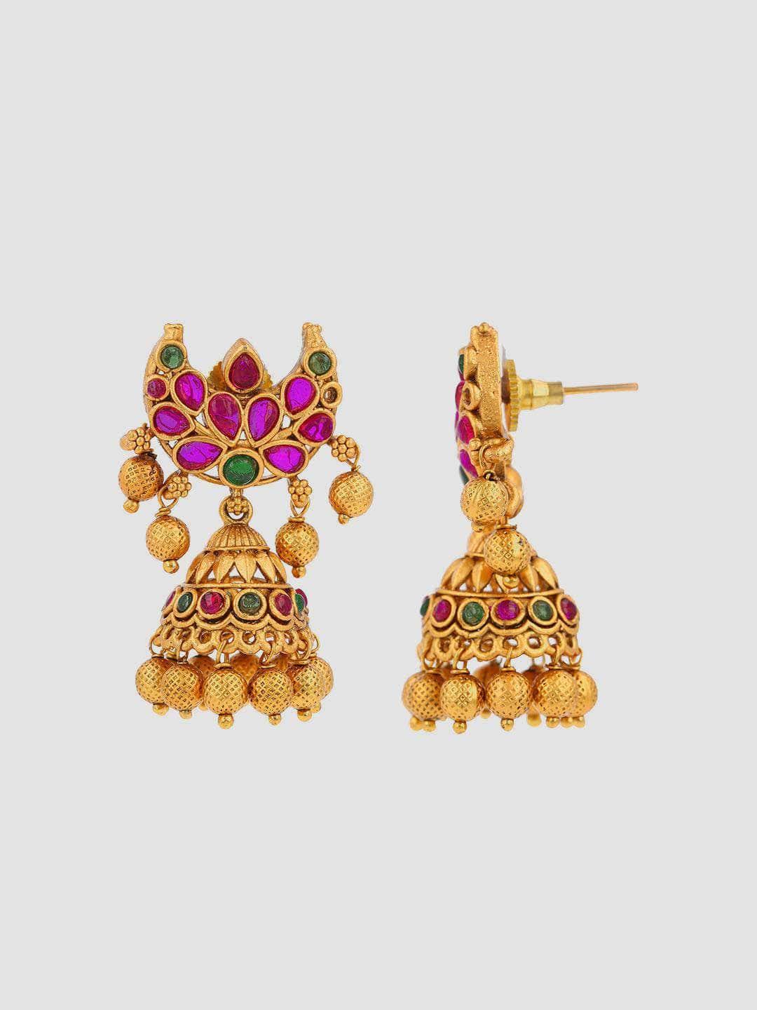 Ishhaara Sonali Bendre In Original Kempu Moon Designer Jhumka