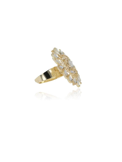 Ishhaara Square Dabi Kundan Ring
