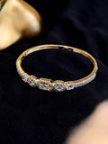Ishhaara Square Shaped American Diamond Studded Bracelet