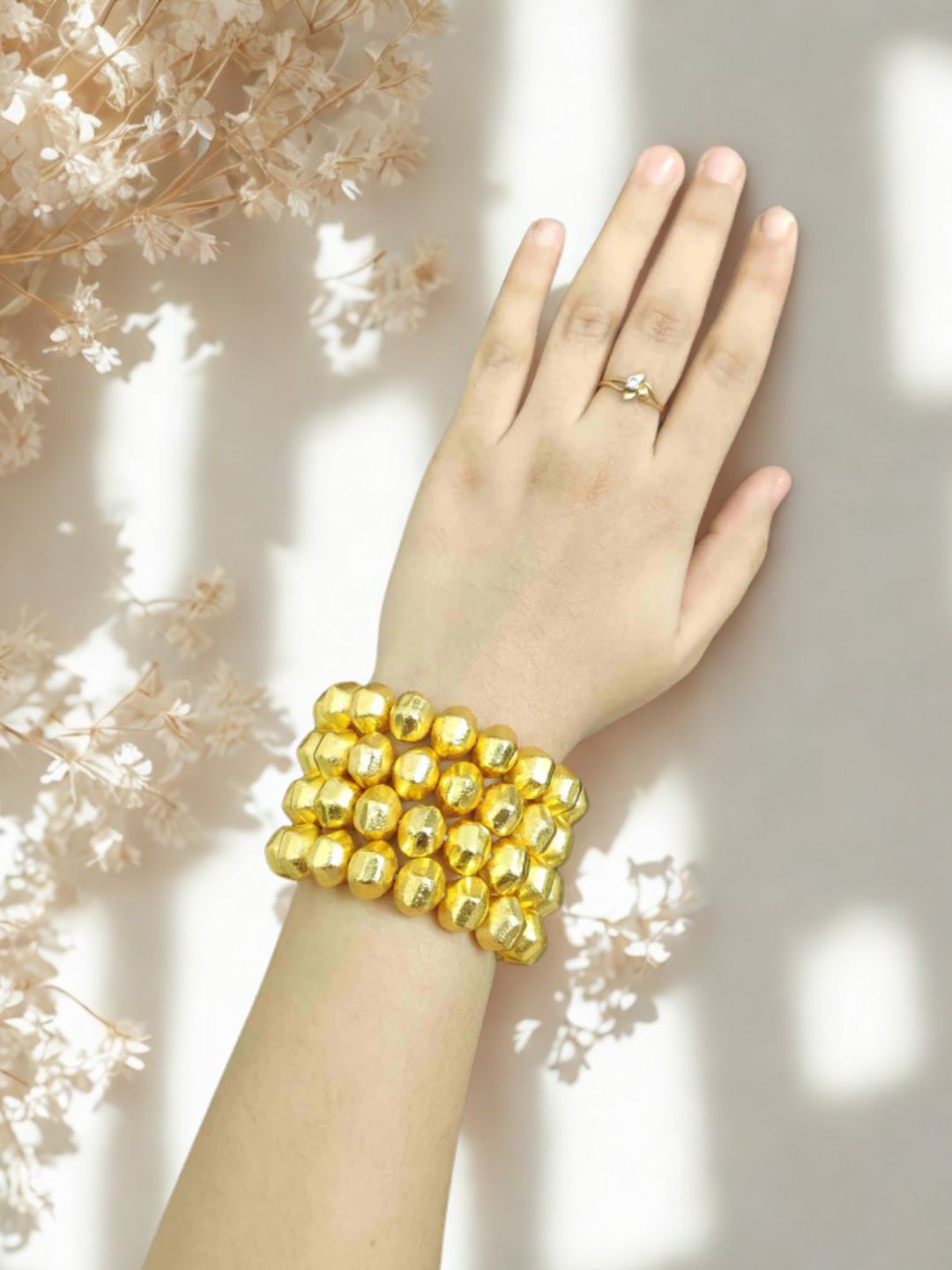 Buy Stack Of Four Bracelets Online - Ishhaara