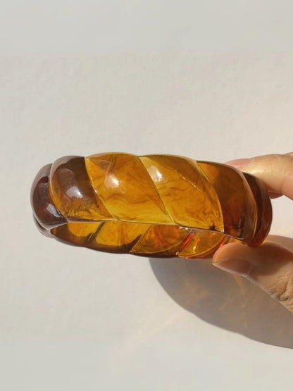 Ishhaara Stack Of Rooted Resin Bracelet