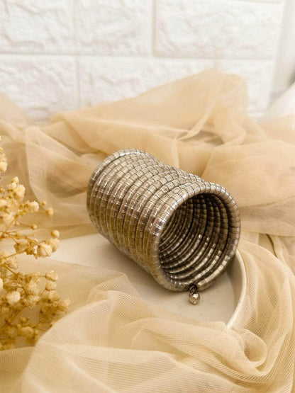 Ishhaara Sanjana Sanghi In Stackable Bracelets Silver