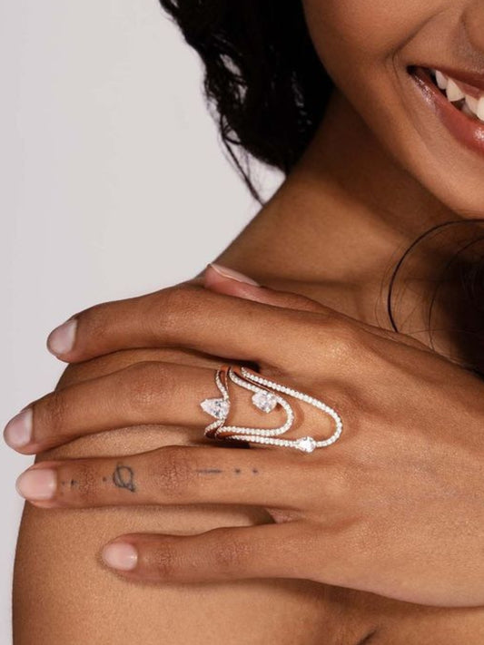 Ishhaara Stackable Halo Rings
