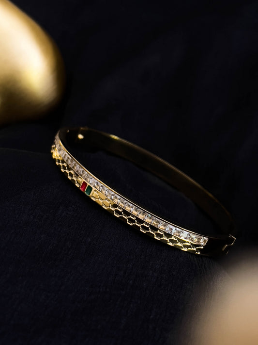 Ishhaara Stainless Steel Enamel Bracelet