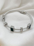 Ishhaara Stainless Steel Rondell Bracelet