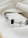 Ishhaara Stainless Steel Rondell Bracelet