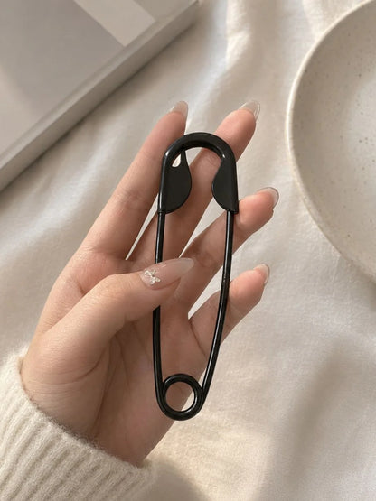 Ishhaara Stainless Steel Safety Pin Hair Clip