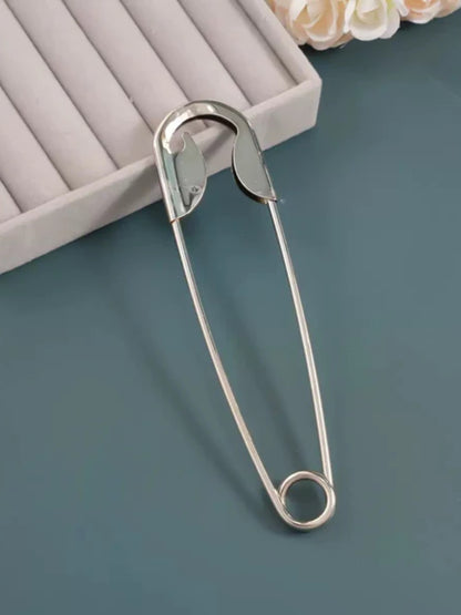 Ishhaara Stainless Steel Safety Pin Hair Clip