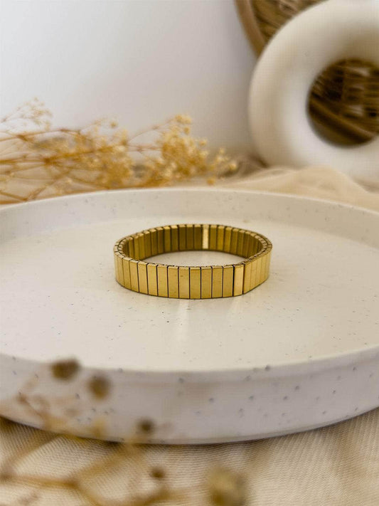 Ishhaara Stainless Steel Stretchy Bracelets